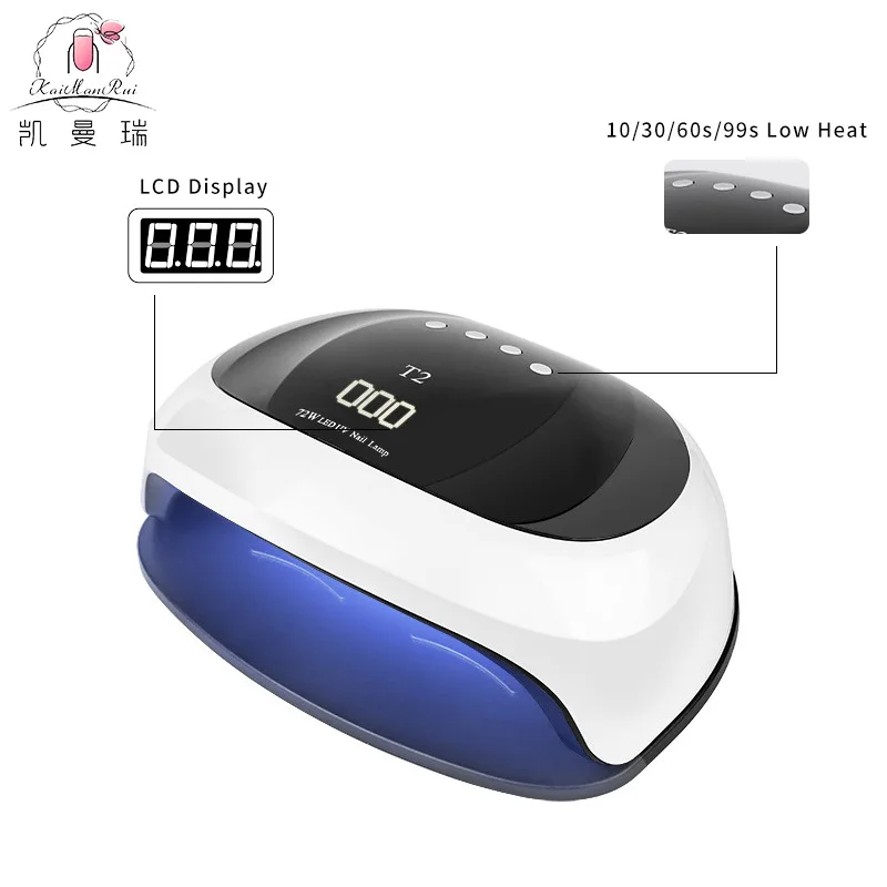 Manicure transfrontaliera leggera a quattro velocità mani intelligenti grande spazio macchina per fototerapia manicure grande capacità ad alta potenza pho