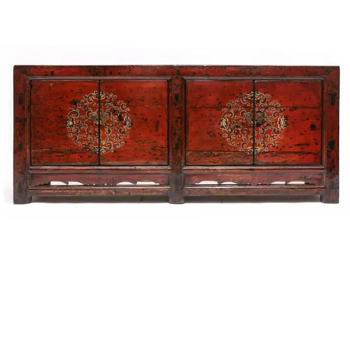Antique Chinese living room dining side cabinet furniture