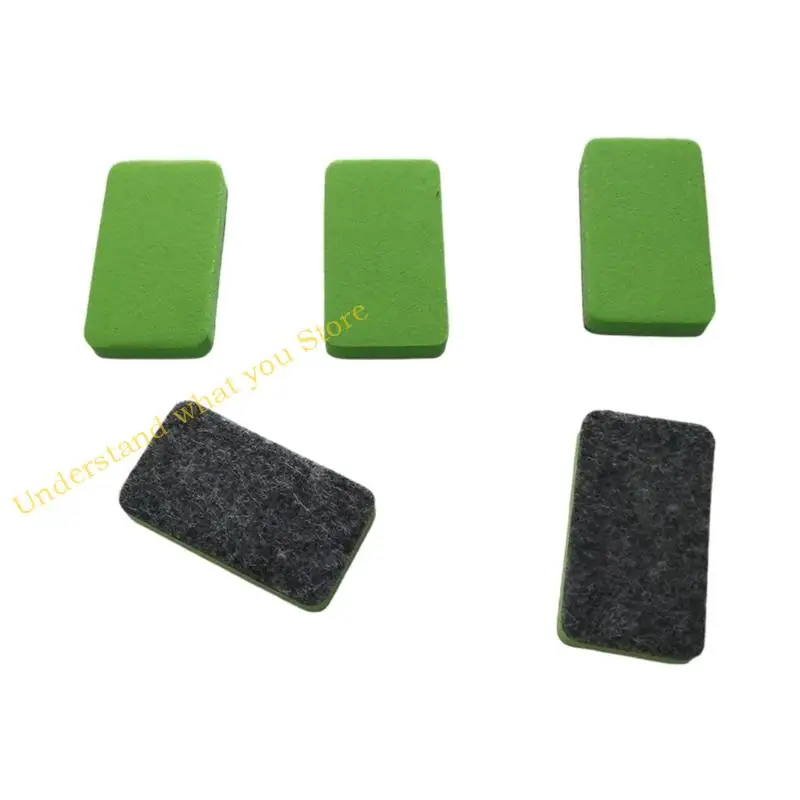 J60A 50Pieces WRITHEBOARD ERASERS CERNERER Small Board -ORLASER dengan bantalan yang tebal untuk pertemuan dan presentasi kantor