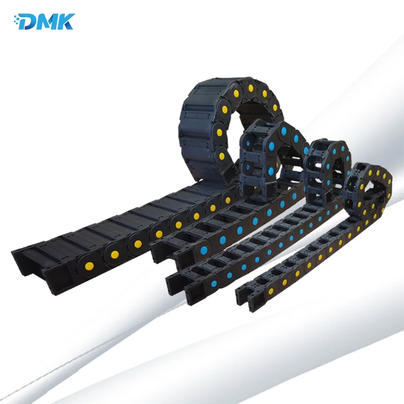 DMK Drag Chain Tank Chain Plastic Chain Nylon Cable Tank Industrial Drive with Cable Bridge Machine Tool Steel Crawler Closed