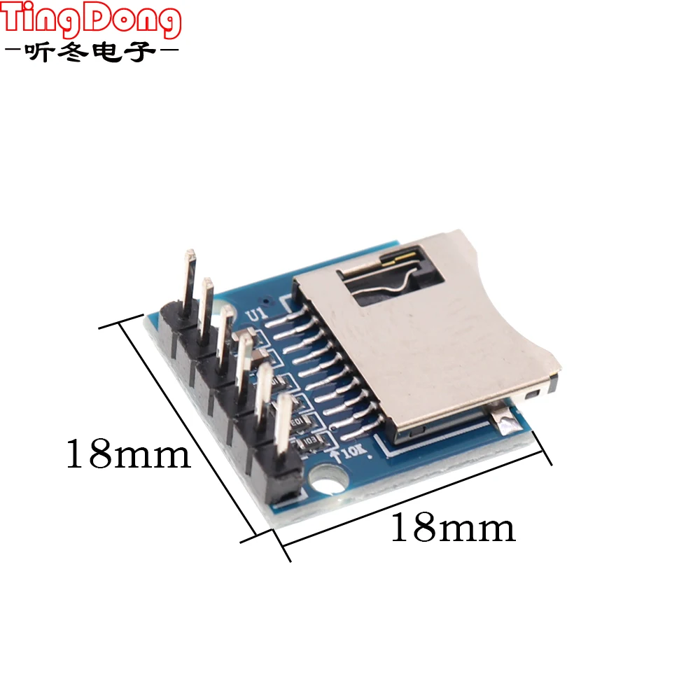 1Pcs Micro SD Storage Expansion Board Mini Micro SD TF Card Memory Shield Module With Pins for Arduino
