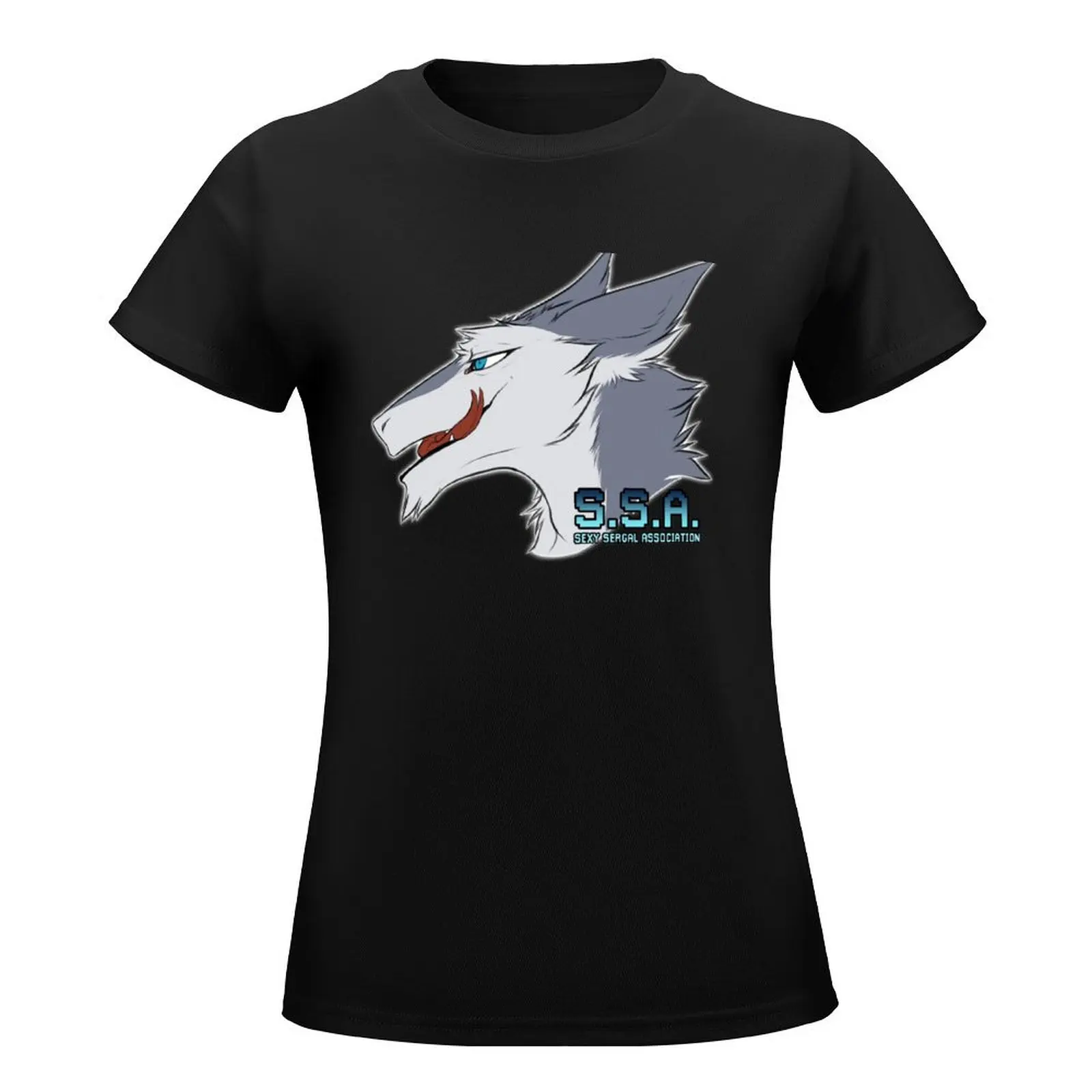 Sexy Sergal Association! T-Shirt animal print shirt for girls oversized white t shirts for Women