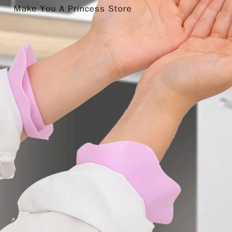 1 زوج غسل الوجه سبا ساعة معصم الفرقة زهرة شكل سيليكون بلون مقاوم للماء إكسسوارات الشعر رئيس التفاف ماكياج اليدوية