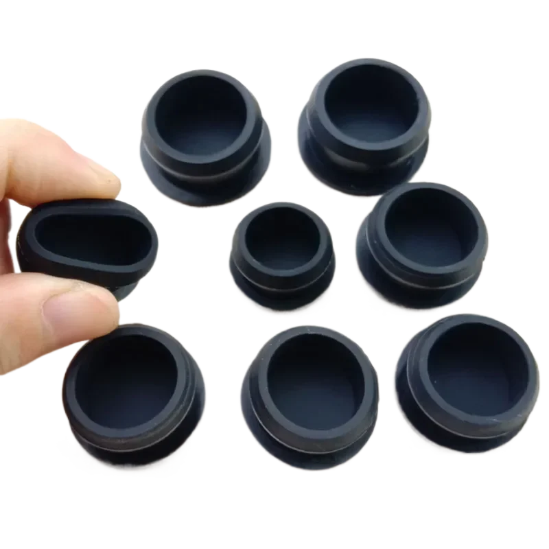 Silicone T Type Conical Hole Plug Snap Fit Blanking End Cap Waterproof Dust Seal Stopper Pipe Tube Plug Bung 2.5-50.6mm
