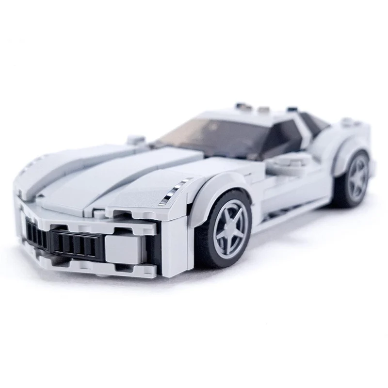 

Speed Racing Car Model MOC Building Bricks Two-Door Sports Car Modular Technology Children Holiday Gifts Assemble Toys Suit