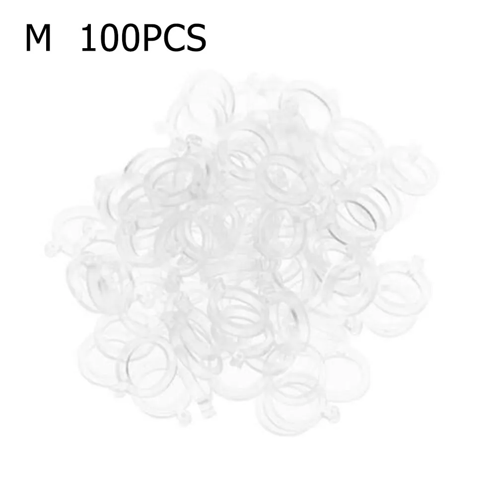 100Pcs Pellet Bait Bands Elastic Transparent Band For Carp Coarse Fishing Tackle Lightweight Material High Quality Fishing Acc