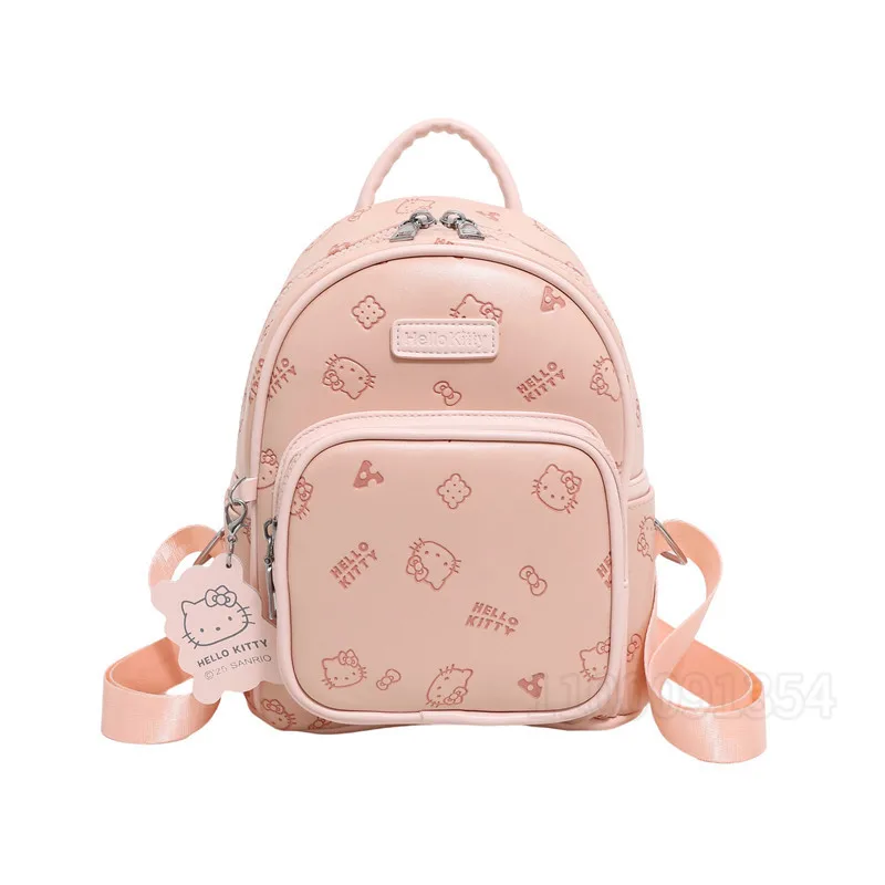 

Hello Kitty's New Mini Backpack 3D Cartoon Cute Women's Mini Backpack Large Capacity Fashion Casual Girl Schoolbag High Quality