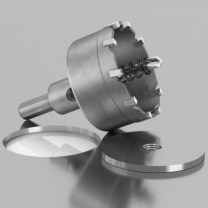 Sega a tazza in lega dura da 29 mm, sega a tazza in acciaio inossidabile, piastra in ferro, piastra in acciaio, trapano alesatore in lega di alluminio metallico.