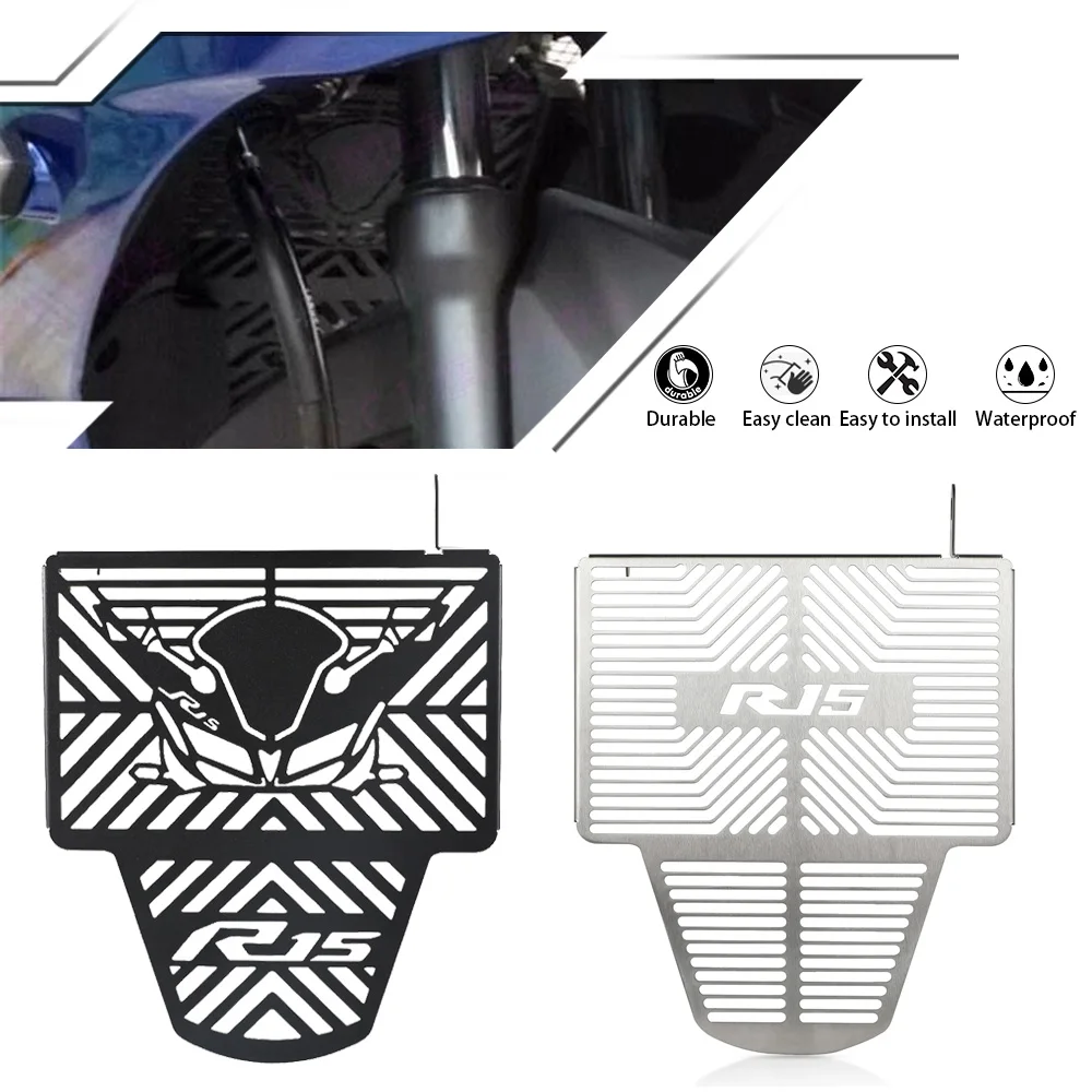 

YZF R15 V3 2024 2023 For YAMAHA YZFR15 V3 YZF R15V3 Radiator Grille Guard Cover Protector 2018 2019 2020 2021 2022 Motorcycles