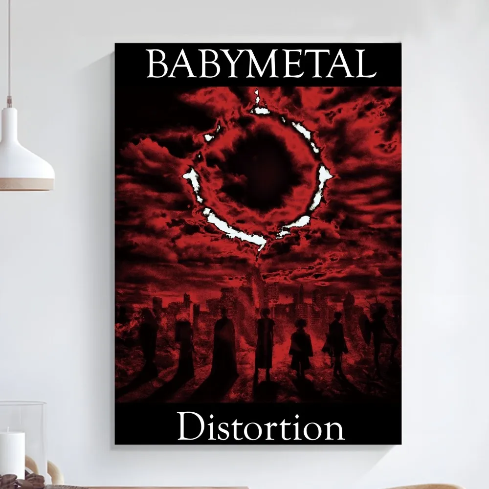 Babymetal Japanese Rock Band  Poster Art Self-adhesive Small Poster HD Quality Poster Wall Art Painting Study Wall Decoration