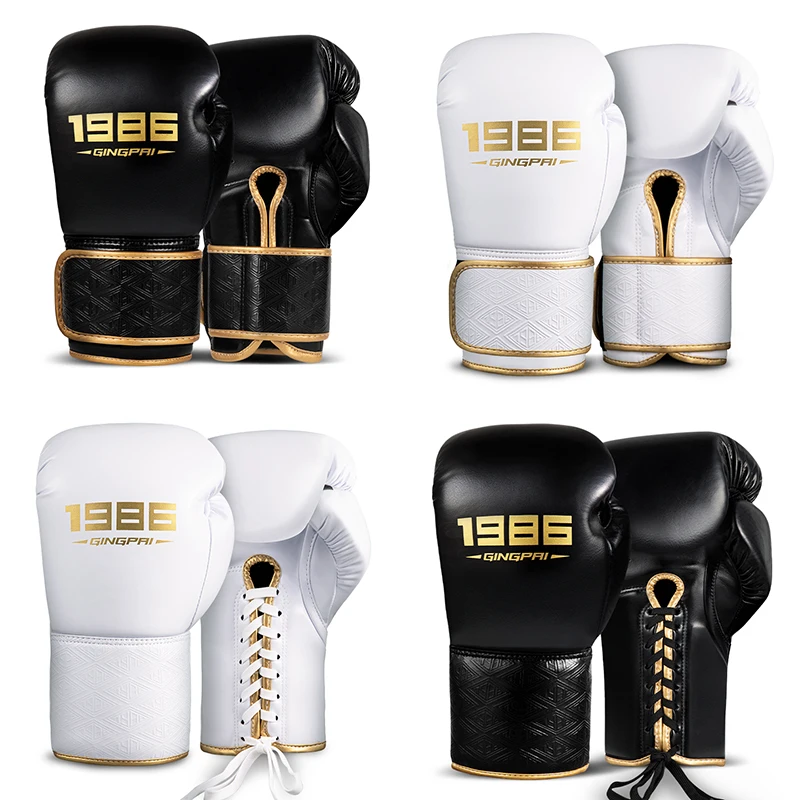 

Professional High quality 8/10/12/14oz Boxing Gloves PU Muay Thai MMA Kickboxing Adults Sandbag Training Gloves Equipment