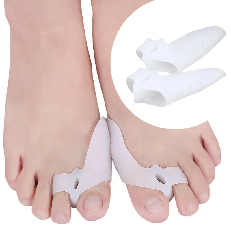 10Pairs Foot Care Tools Hallux Valgus Corrector Gel Hammer Toe Overlapping Splitter Silicone Separators Bunion Bone Adjuster