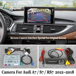 For Audi A7 S7 RS7 4G 2011~2018 Original Screen Plug and Play HD Night Vision Parking Aid Front Rear View Backup Reverse Camera