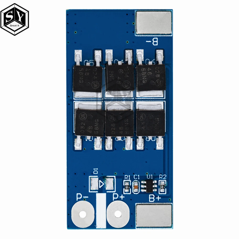 BMS 1S 12A 16A 24A 3.7V LiFePO4 Lithium Battery Protection Board 18650 4.2V Charging Voltage/Short Circuit/Overcharge Preventio