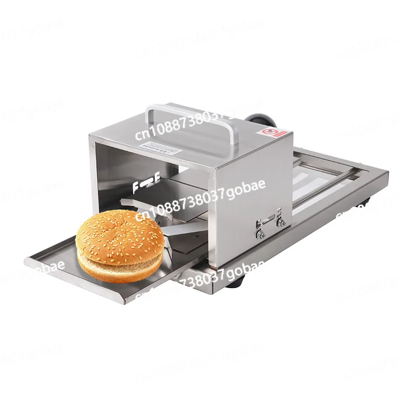 

Cross Border Round Bread Slicer Cutting Burger Slicer Commercial Stainless Steel Manual