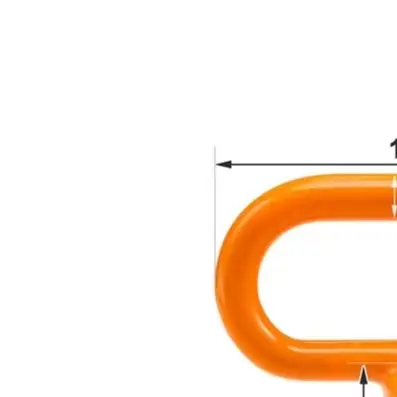 Robust Trailer Hitch Pin Magnet Designed for For garden Equipment with 1.9cm Hitch Hole and Integrated Chain Slot