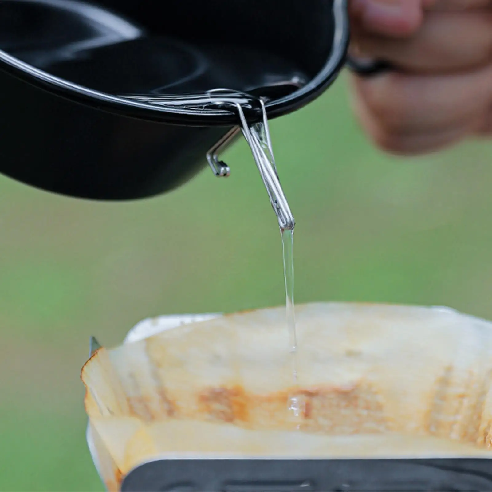 1pc Coffee Spout Control Fitting Directs Stainless Steel Camping Drip Coffee Spout Accessories for Hiking Backpacking Travel