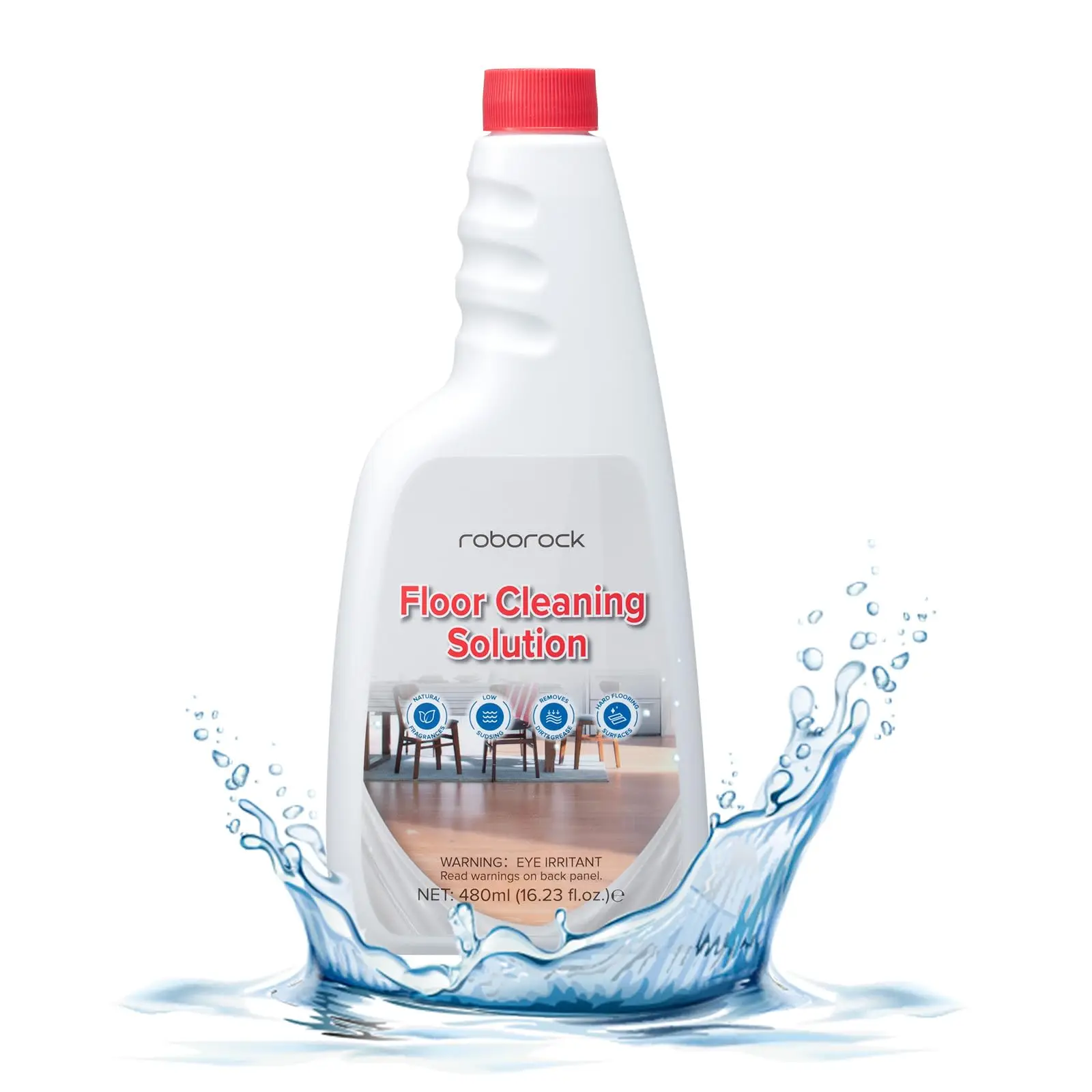 Roborock مجموعة كاملة من الروبوتات/المكانس الكهربائية للكنس الكهربائية 480 مل محلول تنظيف الأرضيات عالي الكفاءة