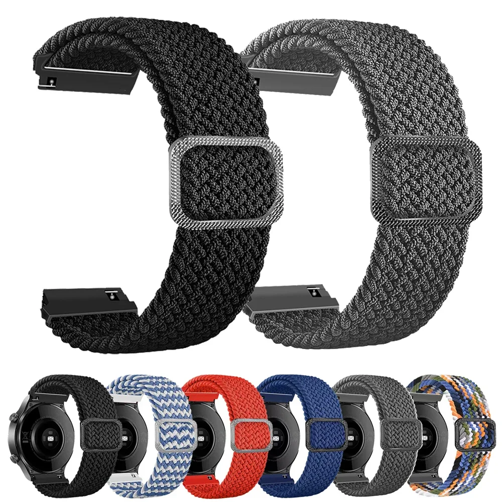 20mm 22mm Nylon Band For HUAWEI Watch GT 5 4 46mm GT 3 2 Pro WATCH 4 3 Pro Bracelet For HONOR Watch 4 GS 3i SE MagicWatch Straps