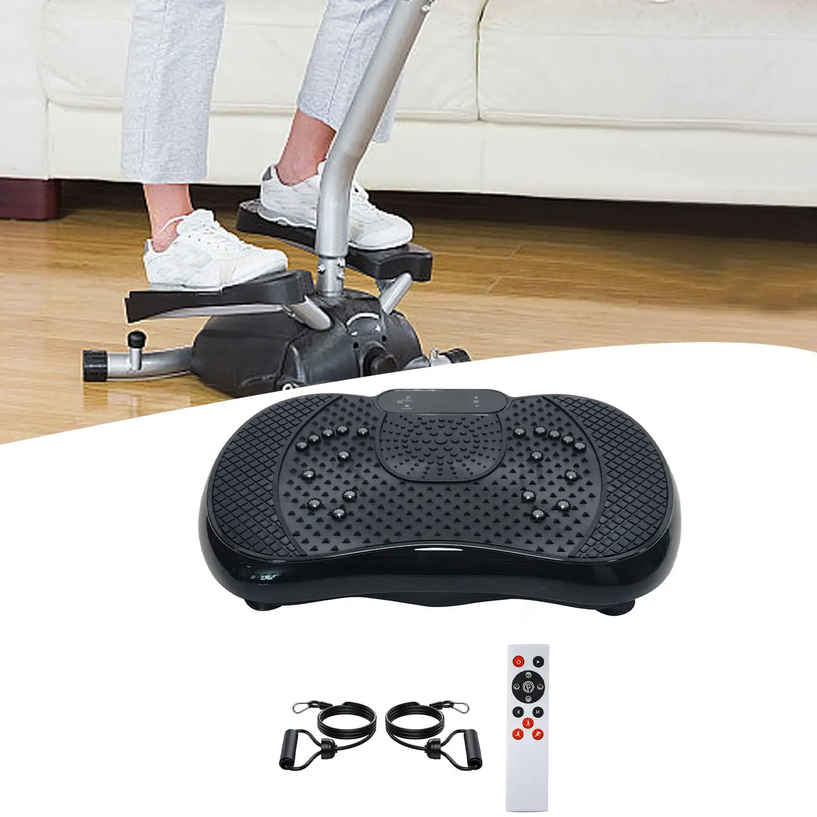 Vibration Plate Exercise Machine Full Body Shaker Shaking Board for Adults Home Office Gym Equipment Vibration Plate Platform