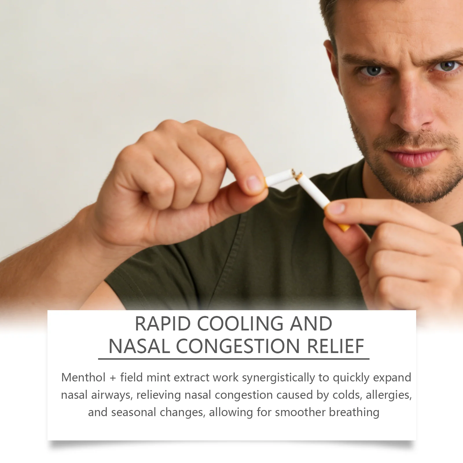 Smoking Addiction Control Aromatherapy Nasal Suction Stick Effectively Helps Quit Smoking Clear Lungs Restore Health Soothing
