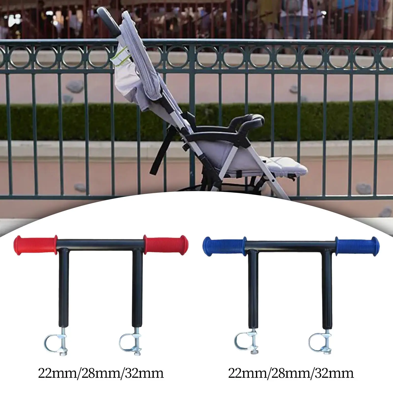 Handlebars Extender Extension, Metal Stroller Handle Extender for Pram, Baby
