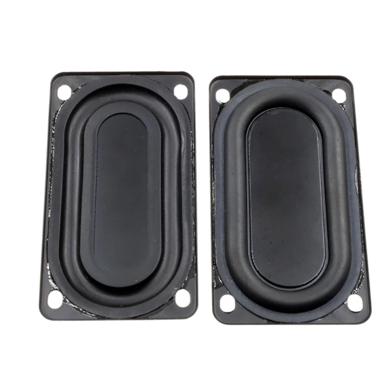 Pack of 2pcs Rubber Speakers Diaphragm 50x90mm Passive Bass Resonating Membrane Vibration Membrane Diaphragm Set