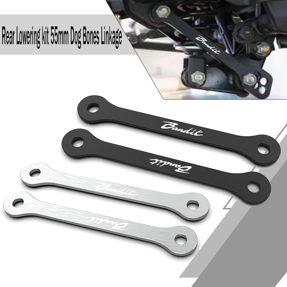 

55mm Rear Jack up Lowering Kit Suspension Linkages Dog bones Linkage For Suzuki GSF1200 Bandit 1996 1997 1998 1999 2000-2006