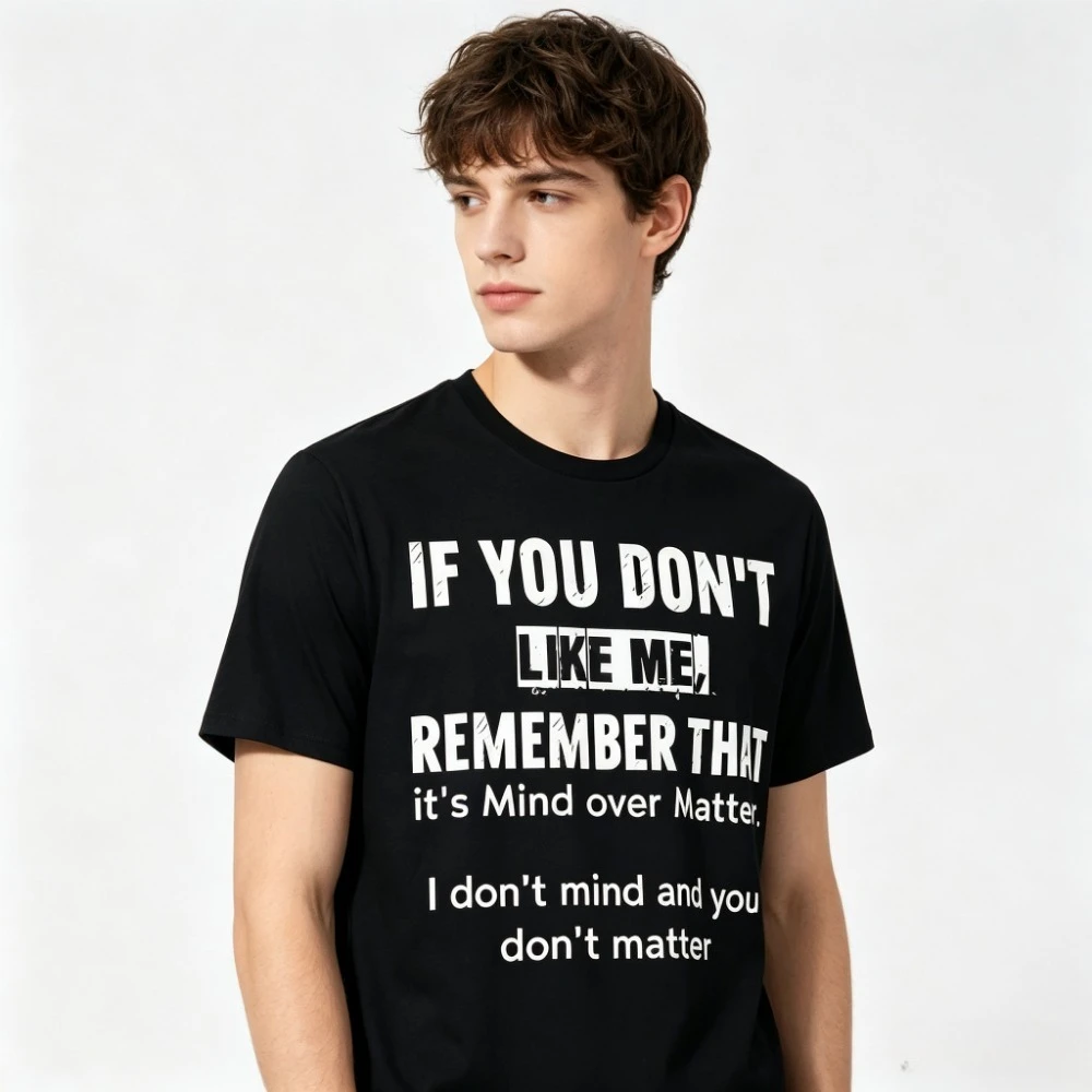 Men's Humor Satire Quotations T-shirt 