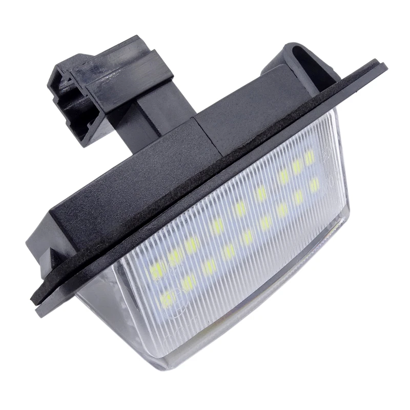 1 Pair Car Number License Plate Lights Car LED Rear Tag Lamps Auto Accessories for Mitsubishi OUTLANDER XL(CW) Lancer Sportback