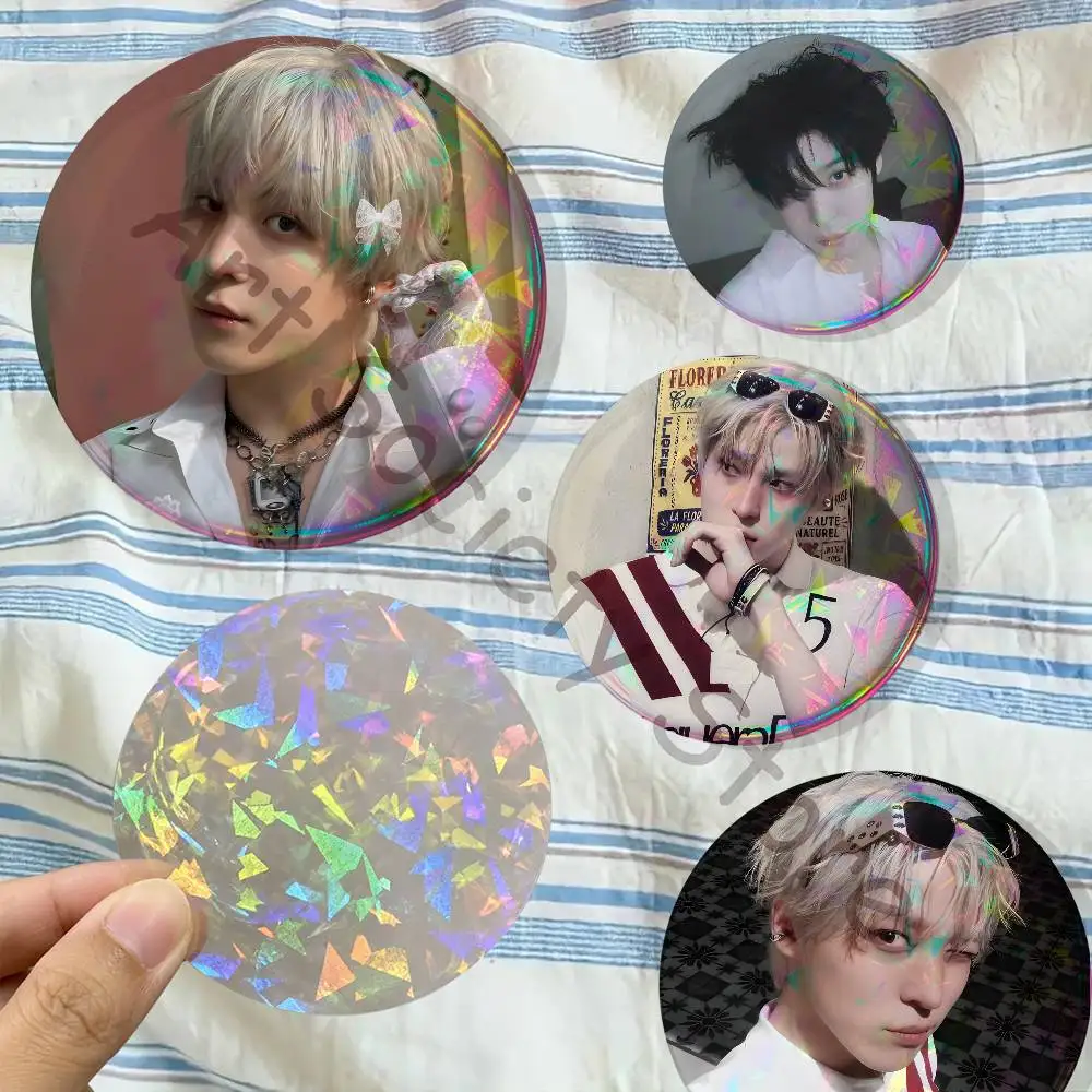 Singer Y-Yunho Badges Creative Tinplate Button Pins Brooch Creative Quotes Badge Clothes Backpack Jewelry Gift