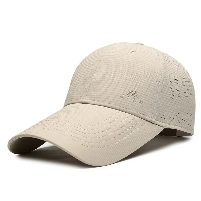 Spring summer new long eave sunscreen Baseball caps for men and women Lightweight mesh breathable sports cap Camping Fishing Hat