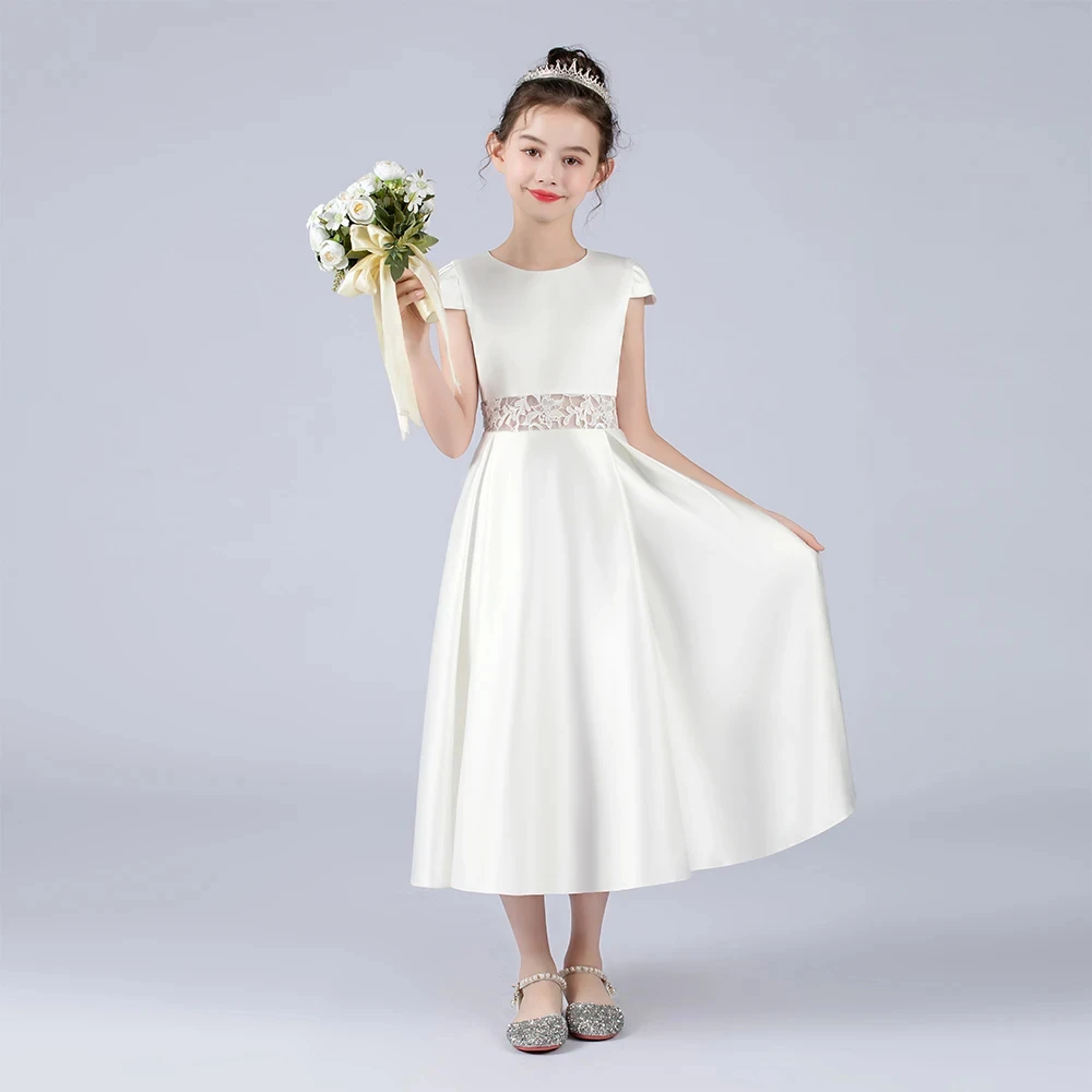 

Christmas Dress Flower Birth Day Dress Formal Party Youth Concert Communion Dress Junior Bridesmaid dress/customizable