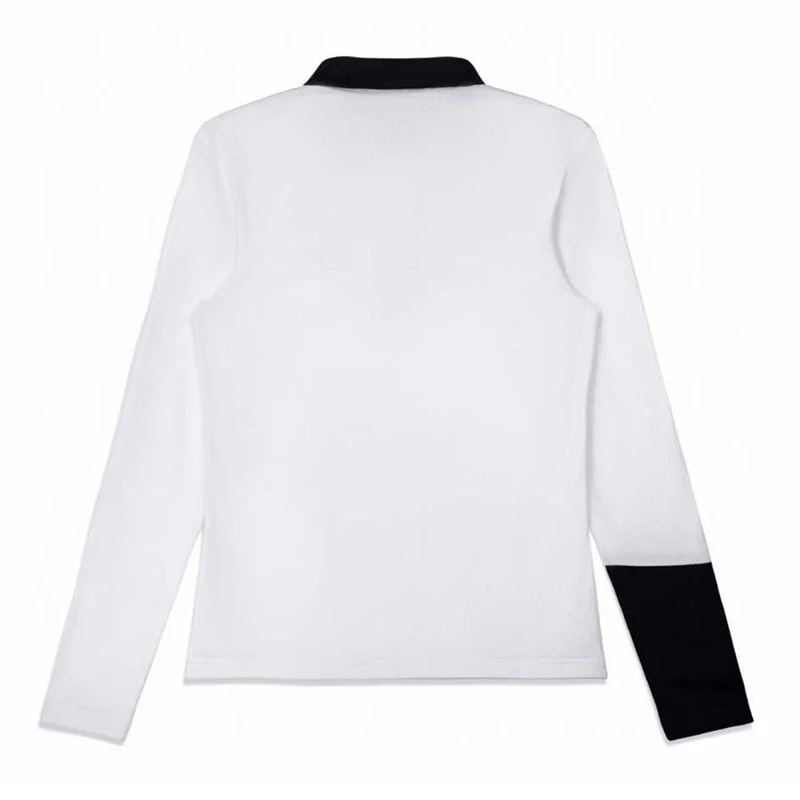 Golf Women's Clothing Autumn/Winter New Outdoor Quick drying Sports Shirt Thin Velvet Long sleeved T-shirt Versatile POLO Shirt image 2