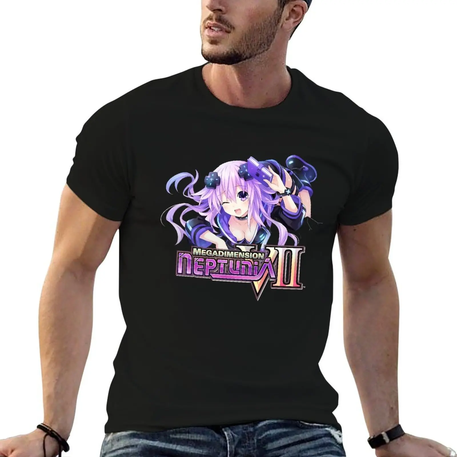 Megadimension Neptunia VII Adult Neptune T-Shirt affliction shirts anime tshirt mens tall t shirts
