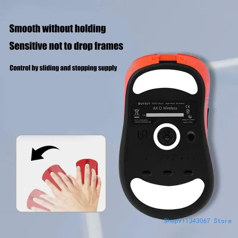 Mouse Skates Ice Version Mouse Feet Wiith Smooth Gliding For VAXEE AXW Drop shipping