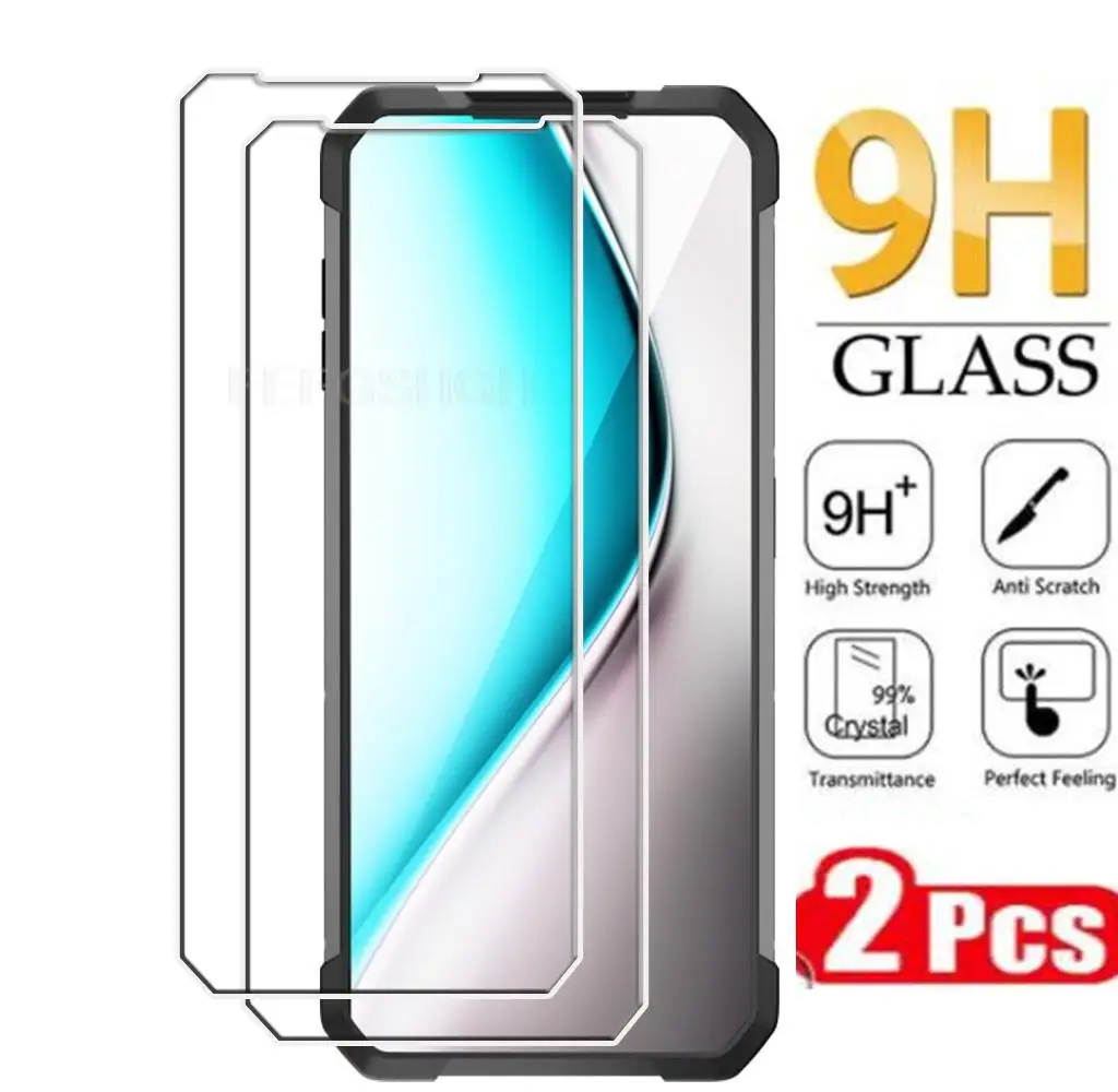 2PCS Original Protection Tempered Glass FOR Unihertz 8849 Tank 2 6.8