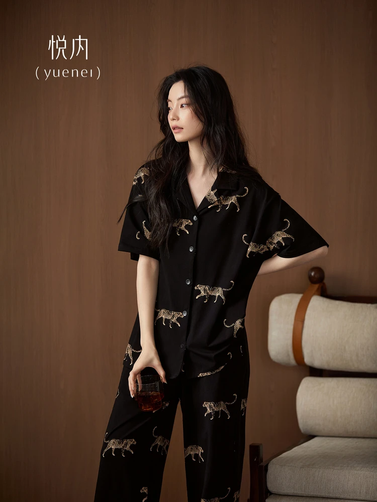 pijamas-de-verano-elegantes-de-algodon-para-mujer-conjunto-de-ropa-para-el-hogar-de-manga-corta-talla-grande-estilo-casual-retro-sensacion-de-lujo