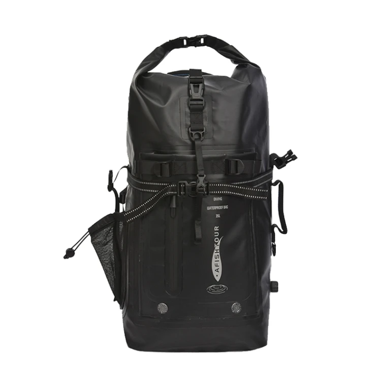 

Wholesale of New Features 35L PVC Outdoor Sports Waterproof Bag Diving Large Capacity Backpack