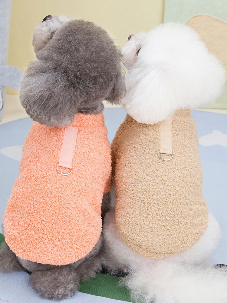 Winter Warmer Hundepullover für kleine Hunde Plüsch Hundekleidung Weicher Welpenmantel Jacke Chihuahua Teddy Welpenkleidung Hundebedarf