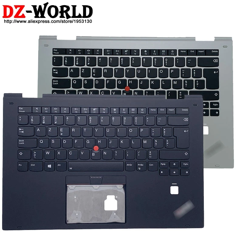 

BE Belgian Keyboard With Shell Palmrest Upper Case for Lenovo Thinkpad X1 Yoga 2nd Gen 2 Laptop C Cover 01HY802 01HY842 01LV082