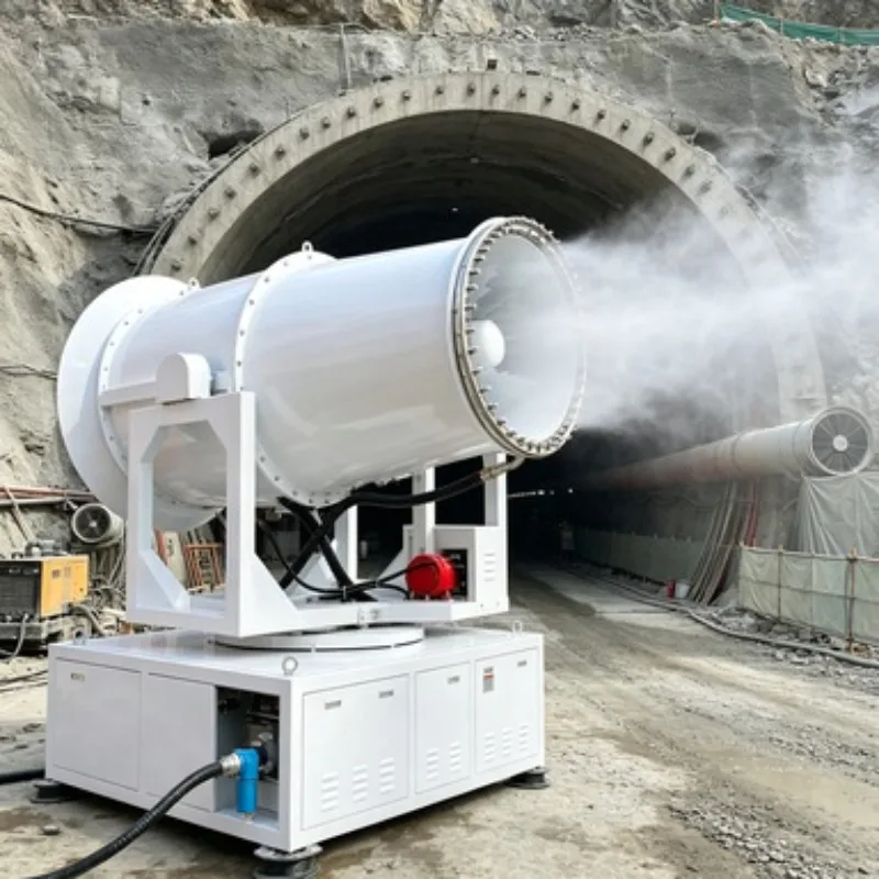 120m Range High Pressure Water Spray Fog Cannon with EPA Engine Pump Industrial Mining Dust Suppression Machine