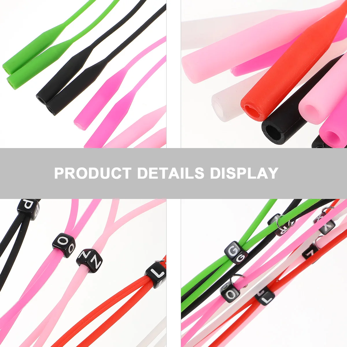 

6 Pcs Non-slip Glasses Rope Eyeglass Lanyards for Women Sunglasses Retainer Chain Strap Nonslip Accessories Sports Fixed