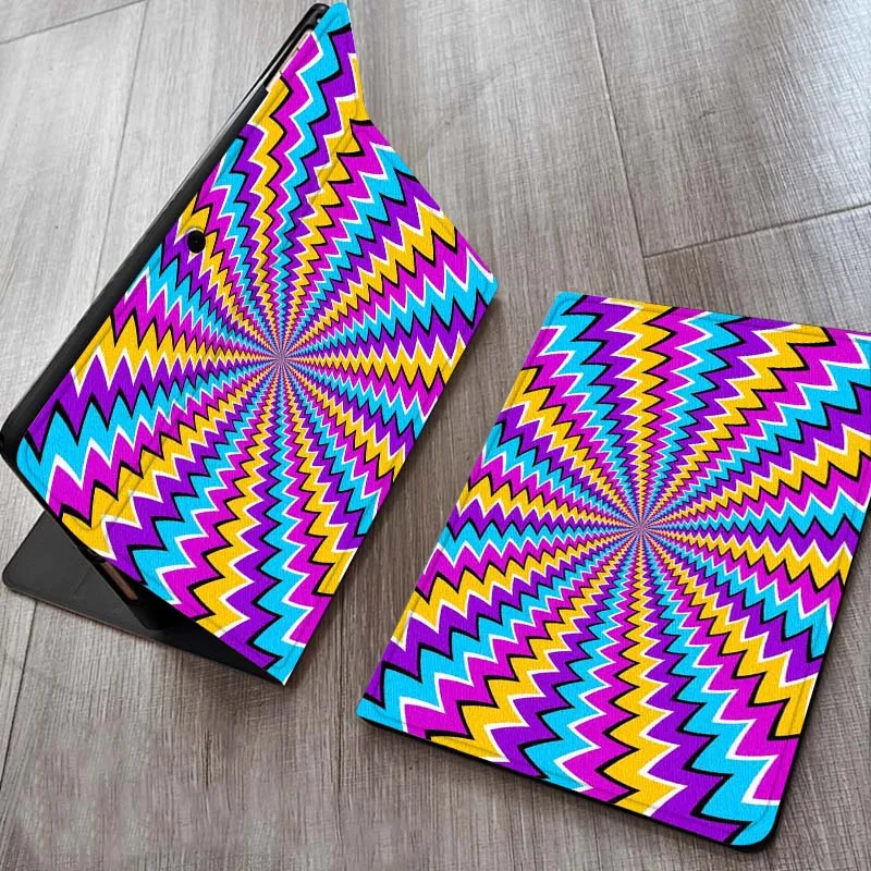 

Yellow Black Spiral Pattern For OPPO Realme Pad Air X 10.36 11 Inch Tablet Case