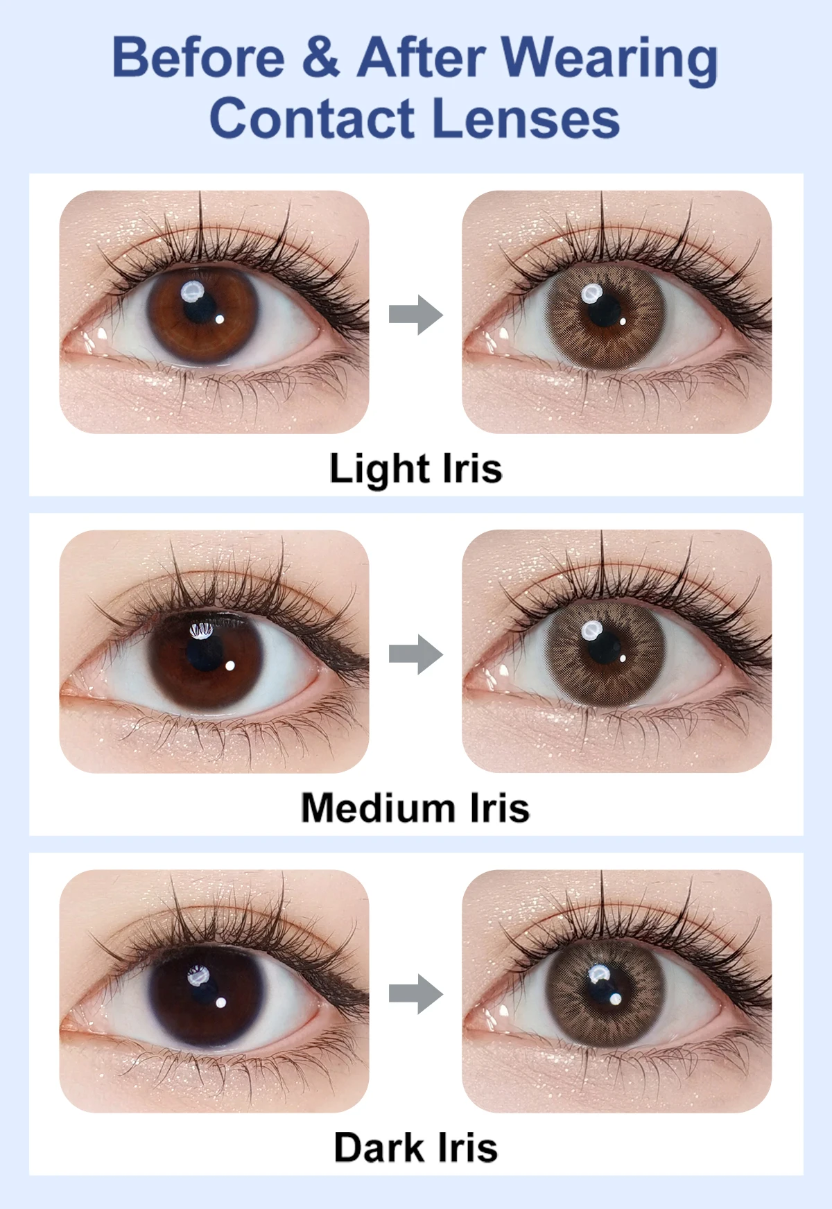 (0,00~-6,00) MAGISTER 14,0mm Kleindurchmesser-Kontaktlinsen mit Dioptrien Farbige Kontaktlinsen für Augen-Make-up 6 Monate – Detail 13