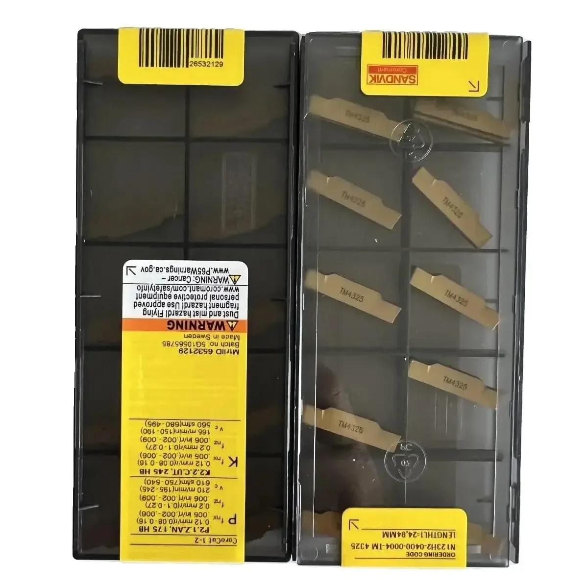 

SANDVIK-Coromant / N123H2-0400-0004-TM 4325 / 10 Pcs