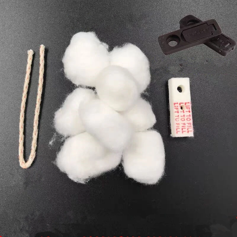 

Kerosene Lighter General Cotton Core Wicks Felt Pads Oil Saving Rubber Bottom Kit For Zippo Petrol Lighter Replacement Accessory