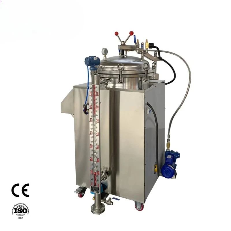 Macchina per la sterilizzazione dello sterilizzatore a vapore con autoclave di stortaLanphan 100l 150l Custodia confezionata completamente automatica per alimenti e bevande in scatola