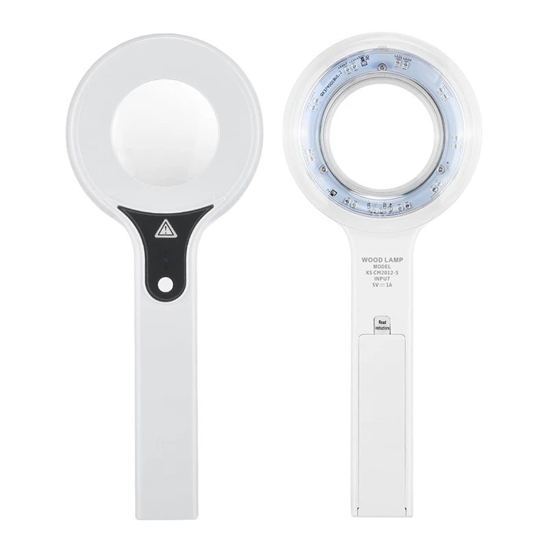Woods Lamp Skin Analyzer For Skin UV Magnifying Beauty Facial Testing Wood Lamp Light Skin Analysis Detection Skin Care