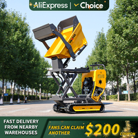  Mini Crawler Dumper 500kg 800kg Customized Fast Delivery High Quality  Mountain slope use Mini Dumper